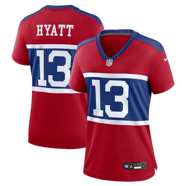 Women's New York Giants #13 Jalin Hyatt Century Red Alternate Vapor Limited Football Stitched Jersey Dzhi,We sell and wholesale Women's New York Giants #13 Jalin Hyatt Century Red Alternate Vapor Limited Football Stitched Jersey Dzhi on line form chian!